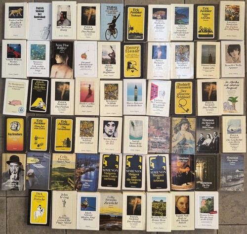 58stk diogenes bücher - 58stk.,